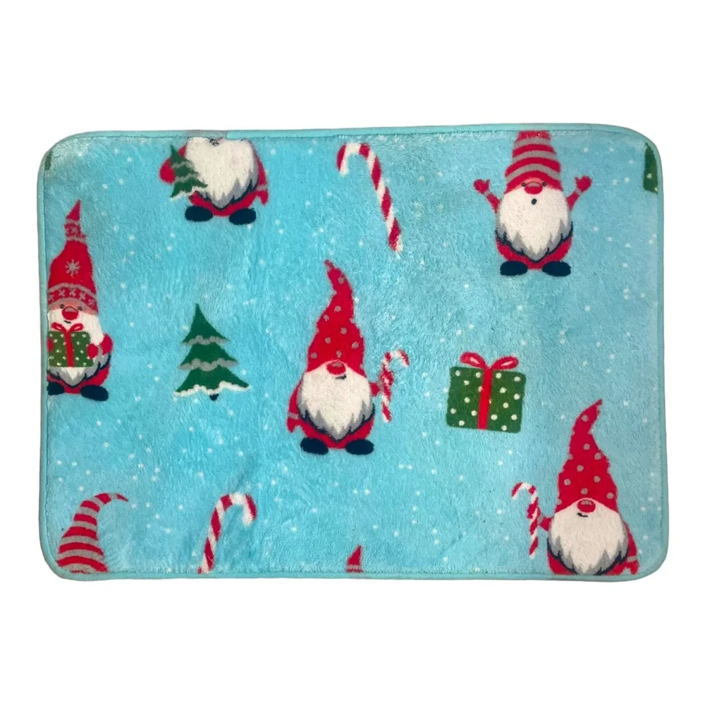 Christmas Gnome 17x24” Non Slip Bathroom Floor Mat